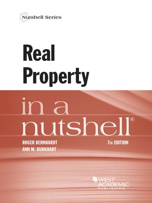 cover image of Real Property in a Nutshell